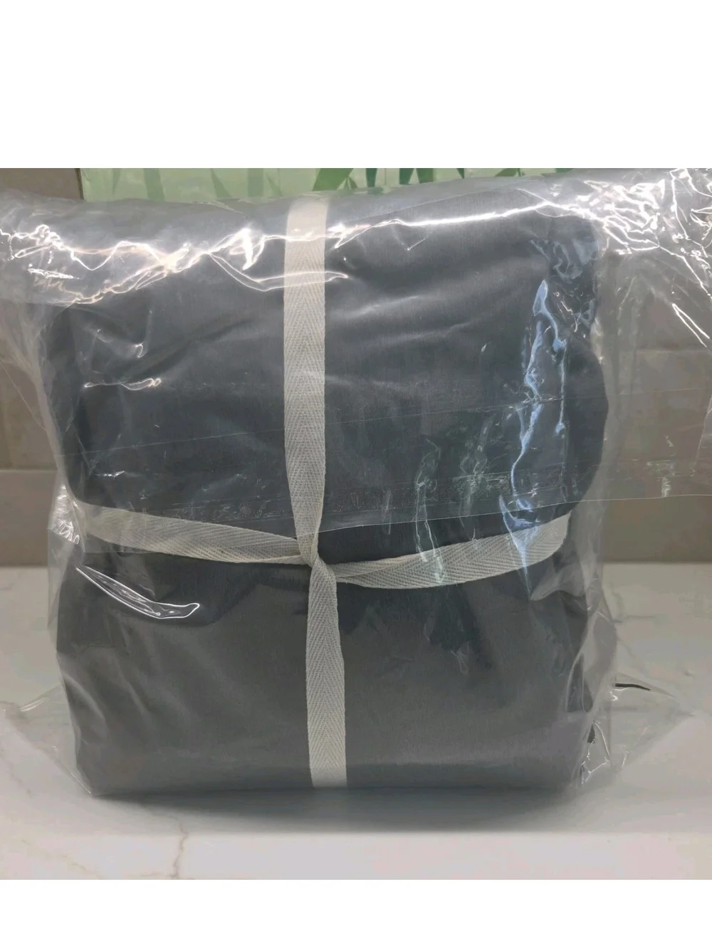 Shilucheng 5 Piece Bamboo Queen Sheets Set Dark Gray New In Box